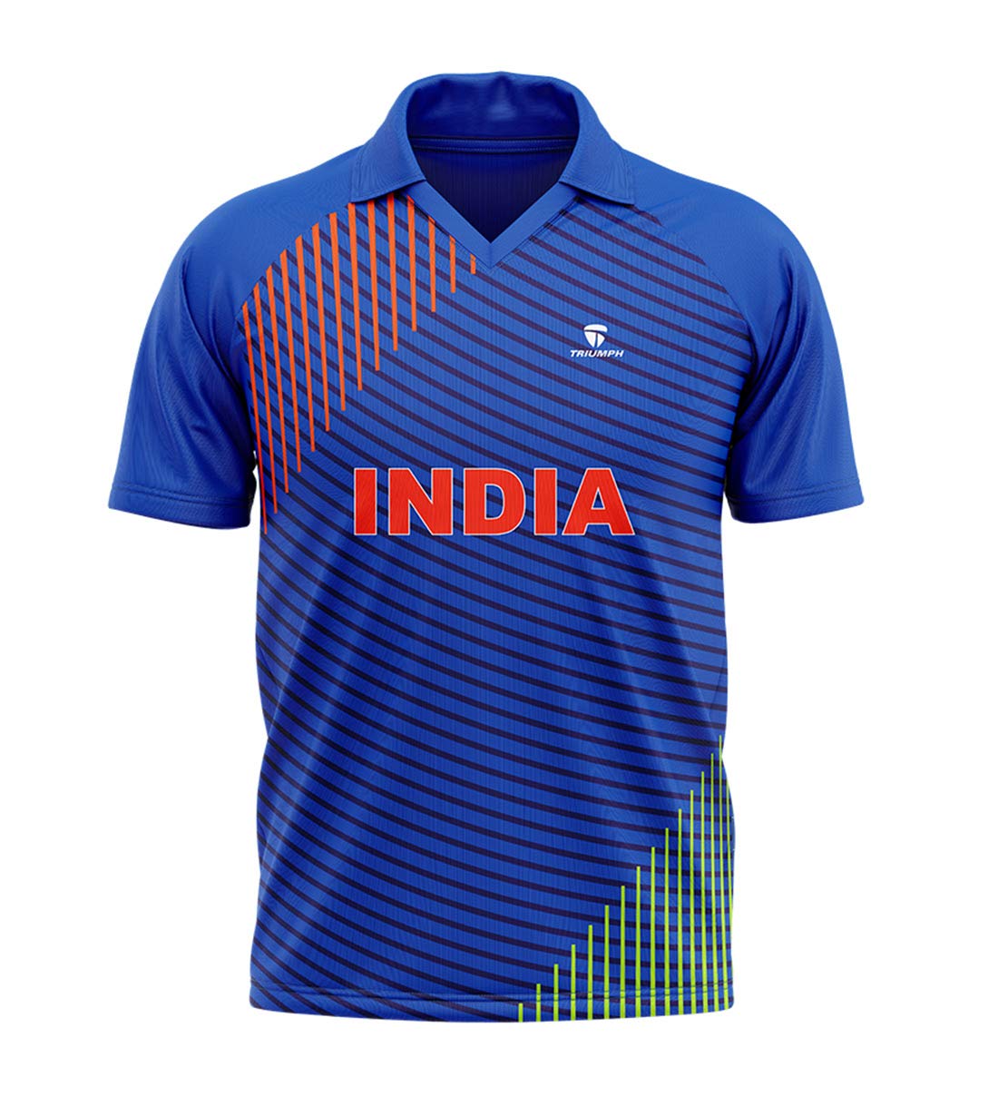 TRIUMPH Men's/Boy's Team India ICC ICC World Cup 2019 Cricket Tshirt
