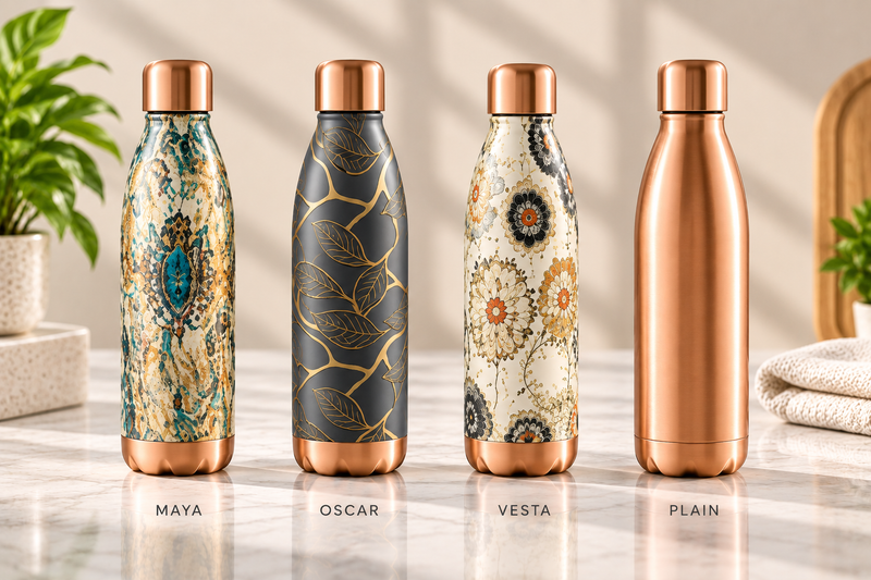 Premium Canvas Copper Bottles