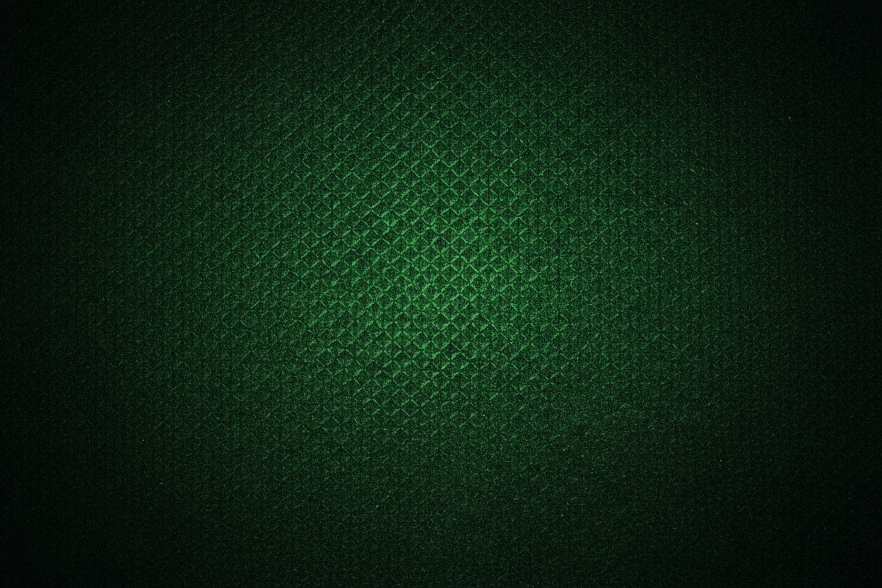 3D Embossed Green Diamond Textile Pattern