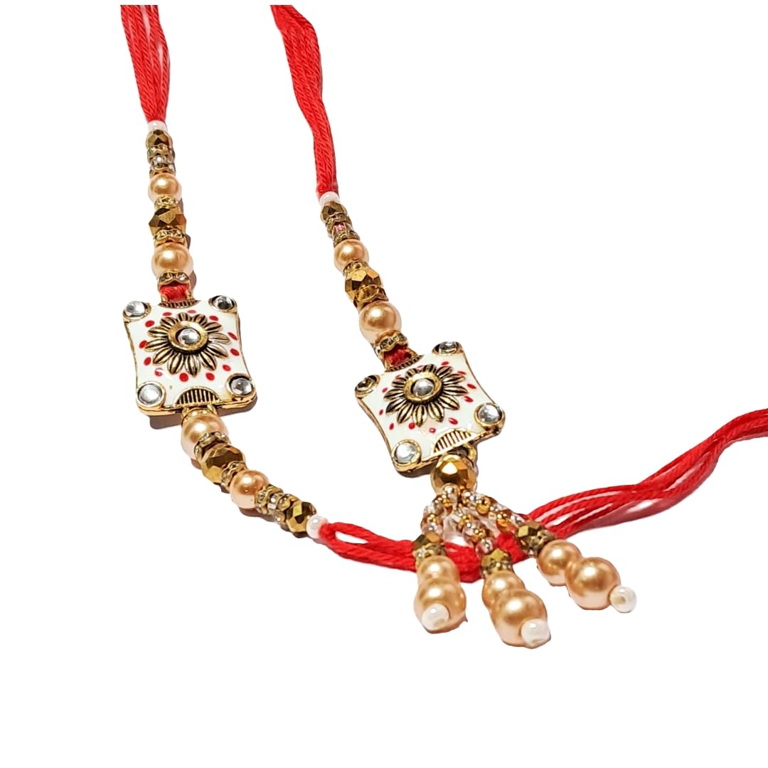 Bhaiya Bhabhi Rakhi Set| World's Best Bhai Bhabhi fridge magnet| Roli Chawal pack| Lumba Rakhi | Rakhsha Bandhan