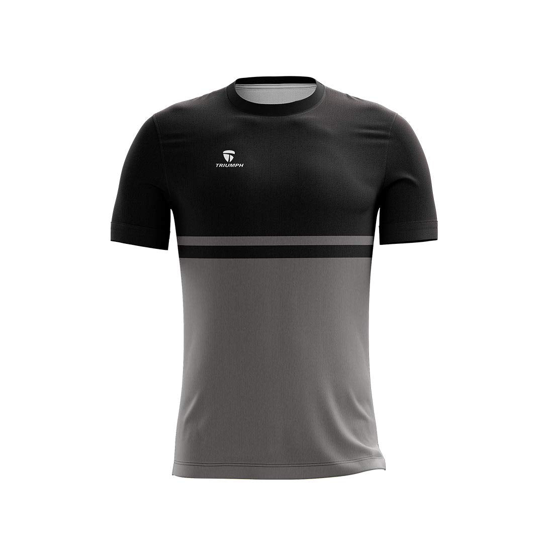 Triumph Men's Running Regular Fit T-Shirt Jersey T-Shirt Fitness Workout t Shirt Joggers Jersey Jogging Tshirt Jersey Men's Solid Regular Fit Half Sleeve Polyester T-Shirt Sports tees