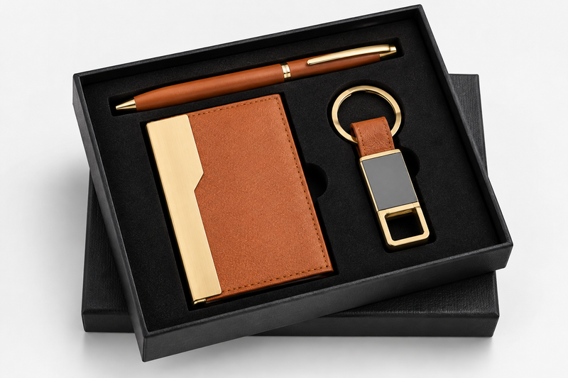 Pen, Cardholder & Keychain
