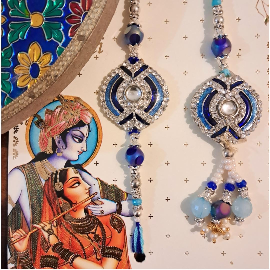 Bhaiya Bhabhi Rakhi Set| World's Best Bhai Bhabhi fridge magnet| Roli Chawal pack| Lumba Rakhi | Rakhsha Bandhan