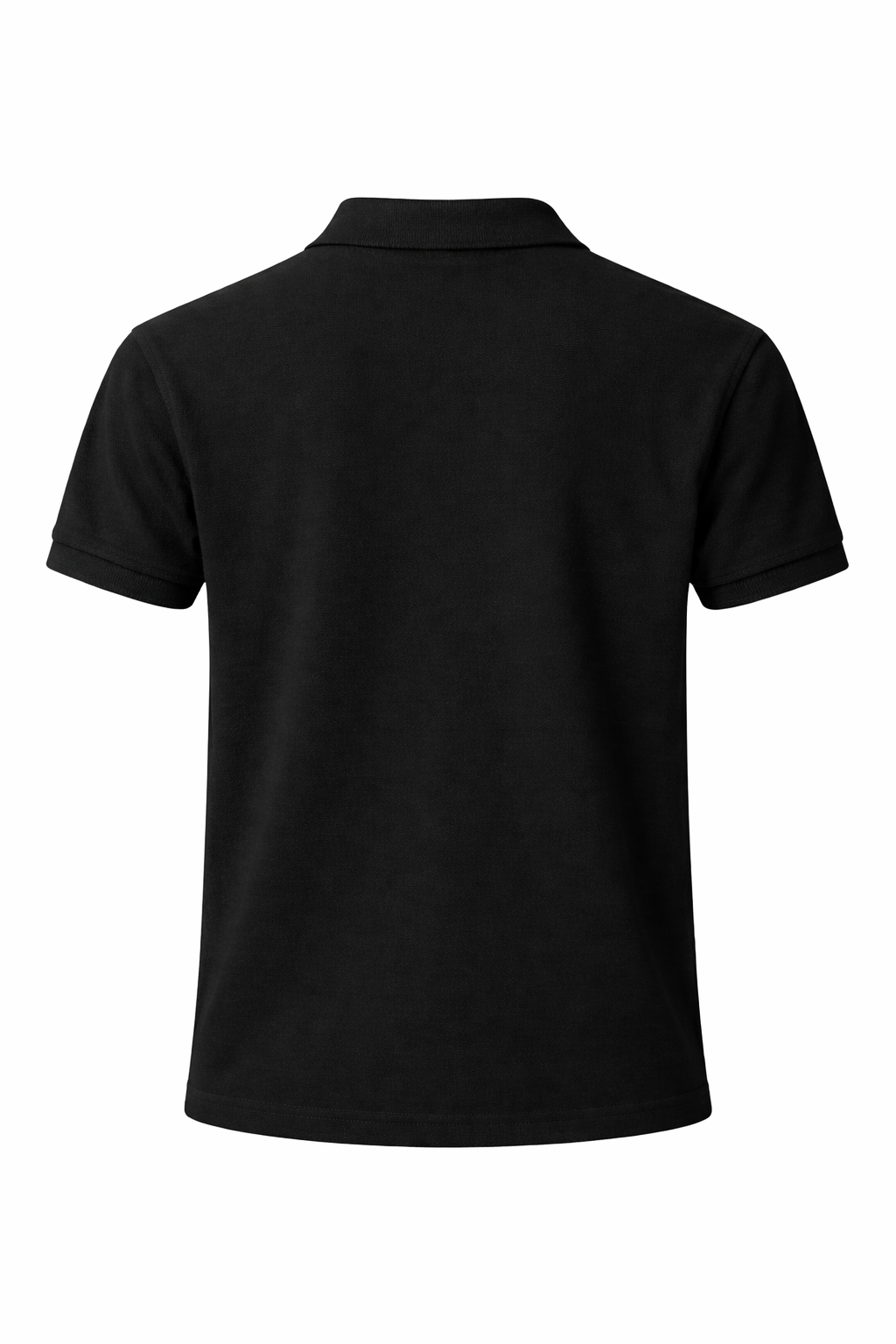 PiQCLUB Men's Solid Polo T-Shirt — Cotton, Regular Fit