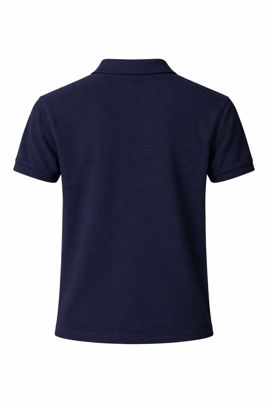 PiQCLUB Men's Solid Polo T-Shirt — Cotton, Regular Fit