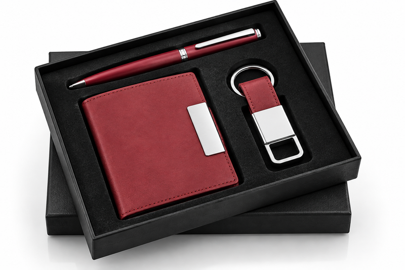 Pen, Wallet & Keychain