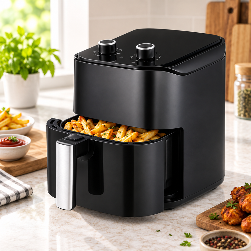 4.5 L Air Fryer (Black)