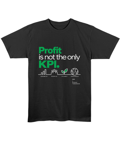 Black Regular Fit T-shirt Front Design