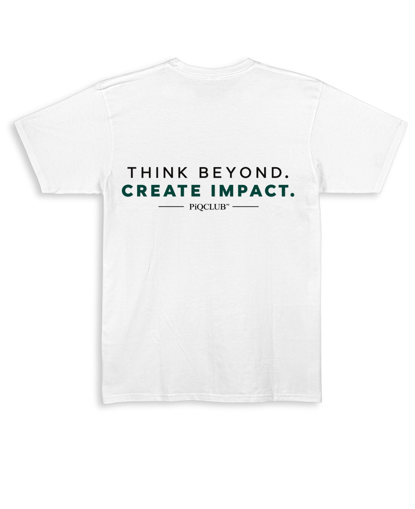 White Regular Fit T-shirt Back Design