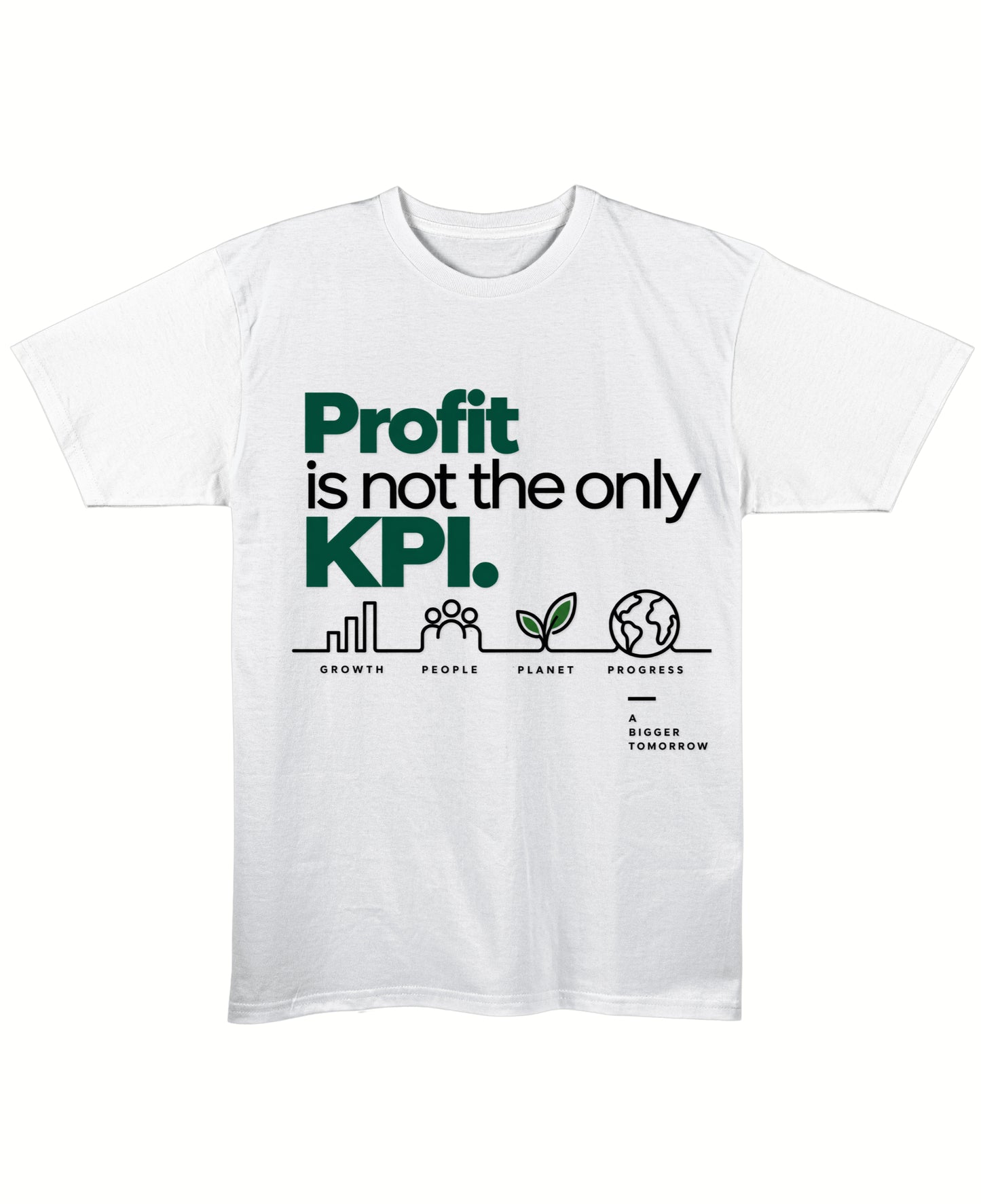 White Regular Fit T-shirt Front Design