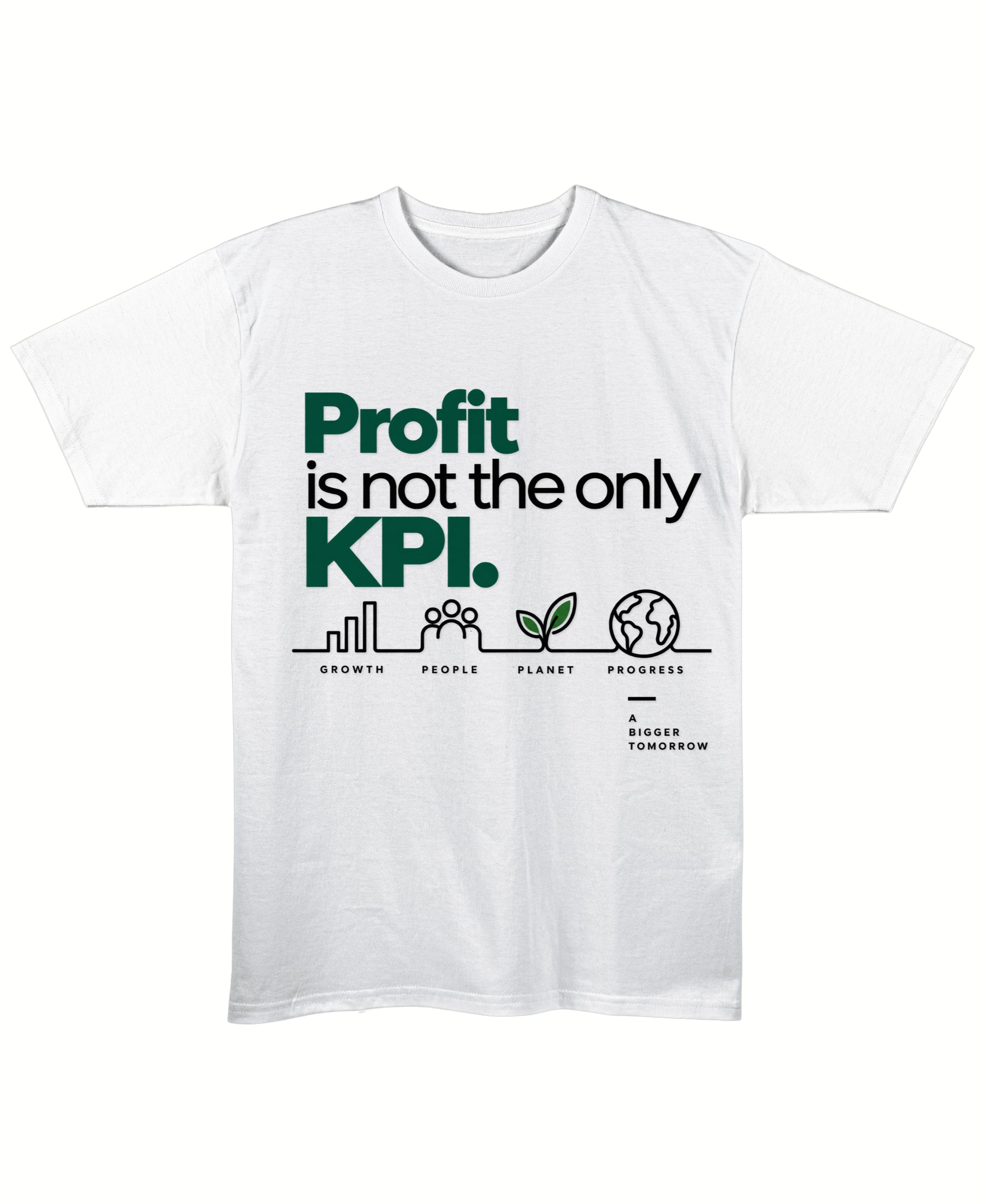 White Regular Fit T-shirt Front Design