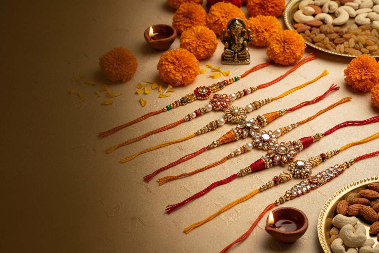 Slide 4 – Rakhi Corner Background
